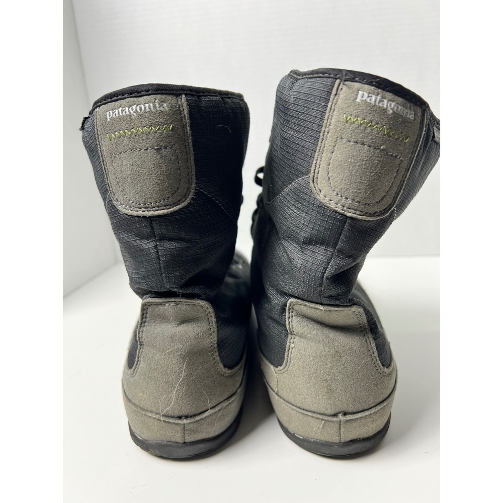Patagonia Activist Mid Waterproof 100g Primaloft Boots Mens 12 Black Green - Picture 5 of 11